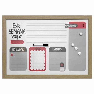 Pizarra Plástica Marron 40x60 Teenager Marron Vgo