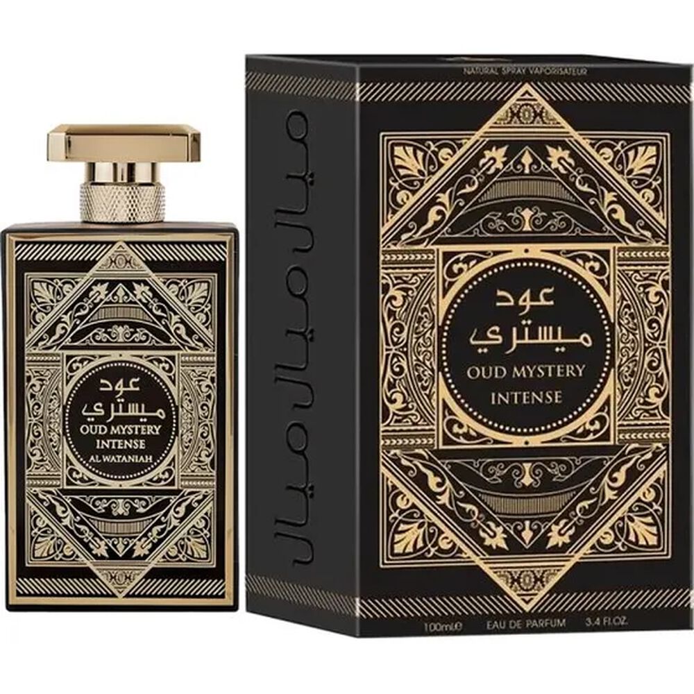 Al Wataniah Oud Mystery Intense Men Edp 100ml image number 0.0