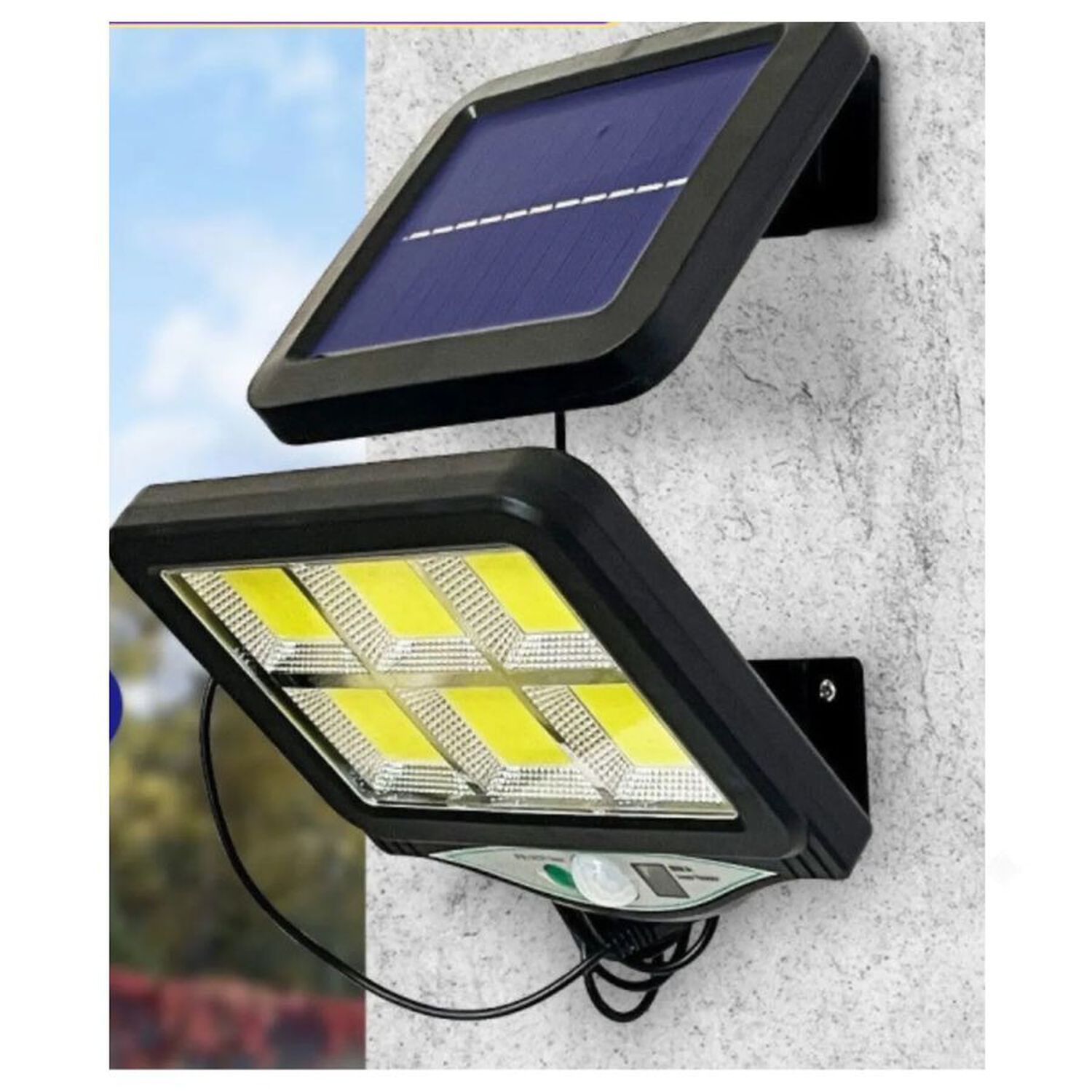 Foco Solar Led Exterior Con Sensor De Movimiento Impermeable image number 4.0