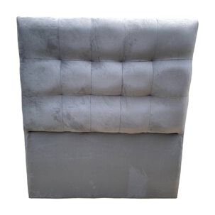 Respaldo 1 Plaza Valencia Felpa Gris