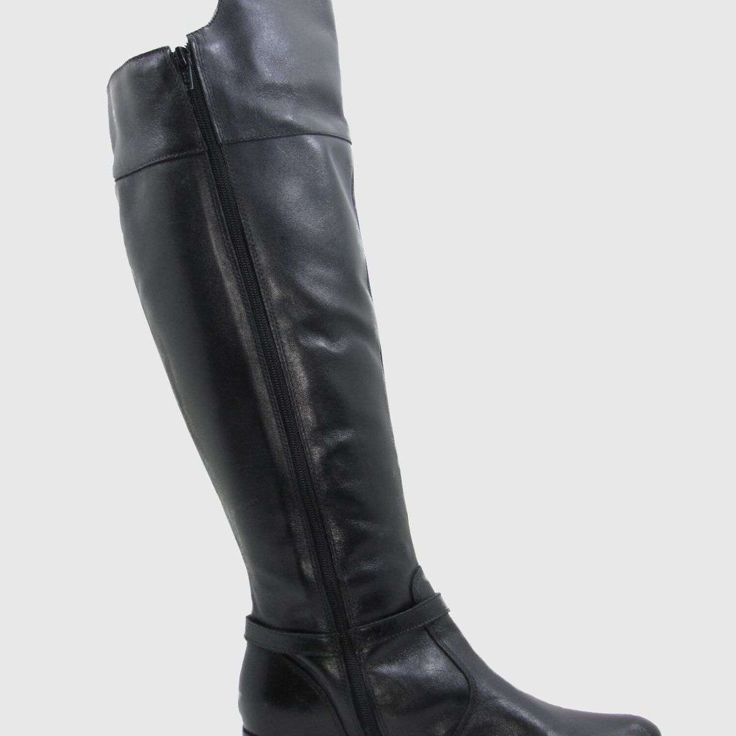 Bota Cuero Negro V&iacute;a Franca Art. 5914020preto image number 2.0