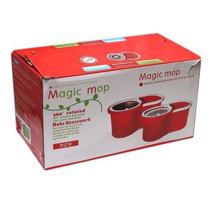 Mopa Centrifuga Con Balde Rojo