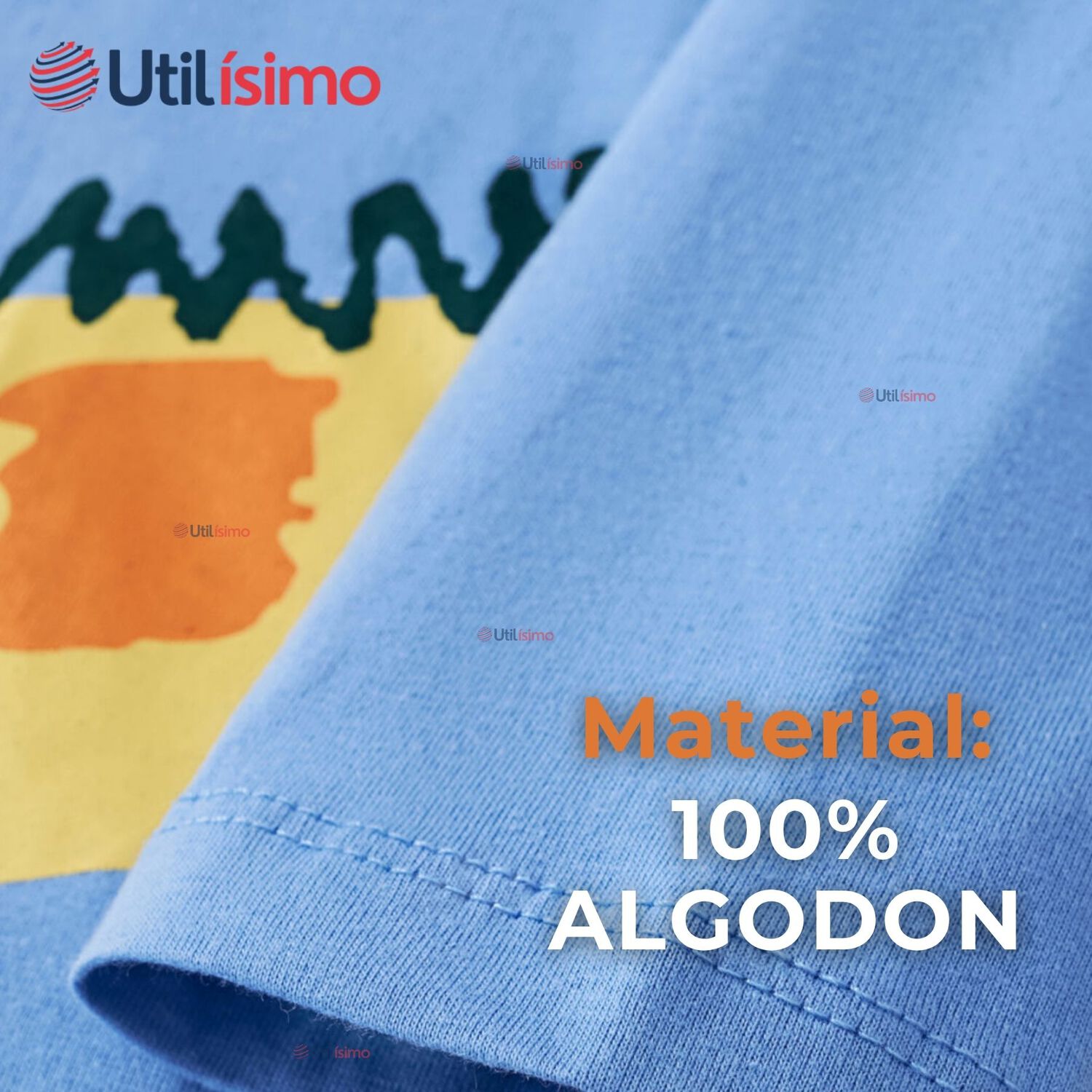 Polera Manga Larga Ni&ntilde;o 100% Algod&oacute;n Cocodrilo Azul Camiseta image number 5.0