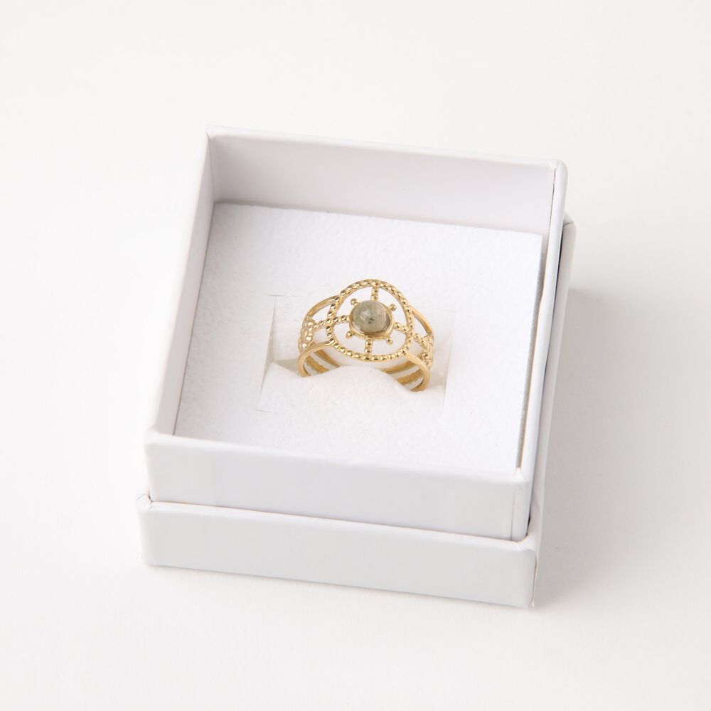 Anillo 19v69 Dorado Mujer Str115 image number 2.0