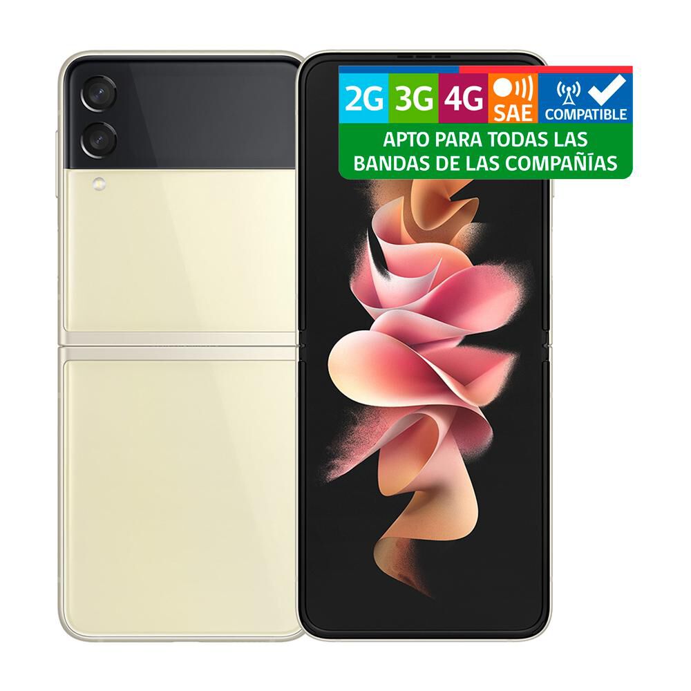 Smartphone Samsung Galaxy Z Flip 3 Cream / 256 Gb / Liberado