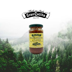 Salsa Mediterr&aacute;nea Con Alcaparras Gran Cucina 1 X 180 Gr