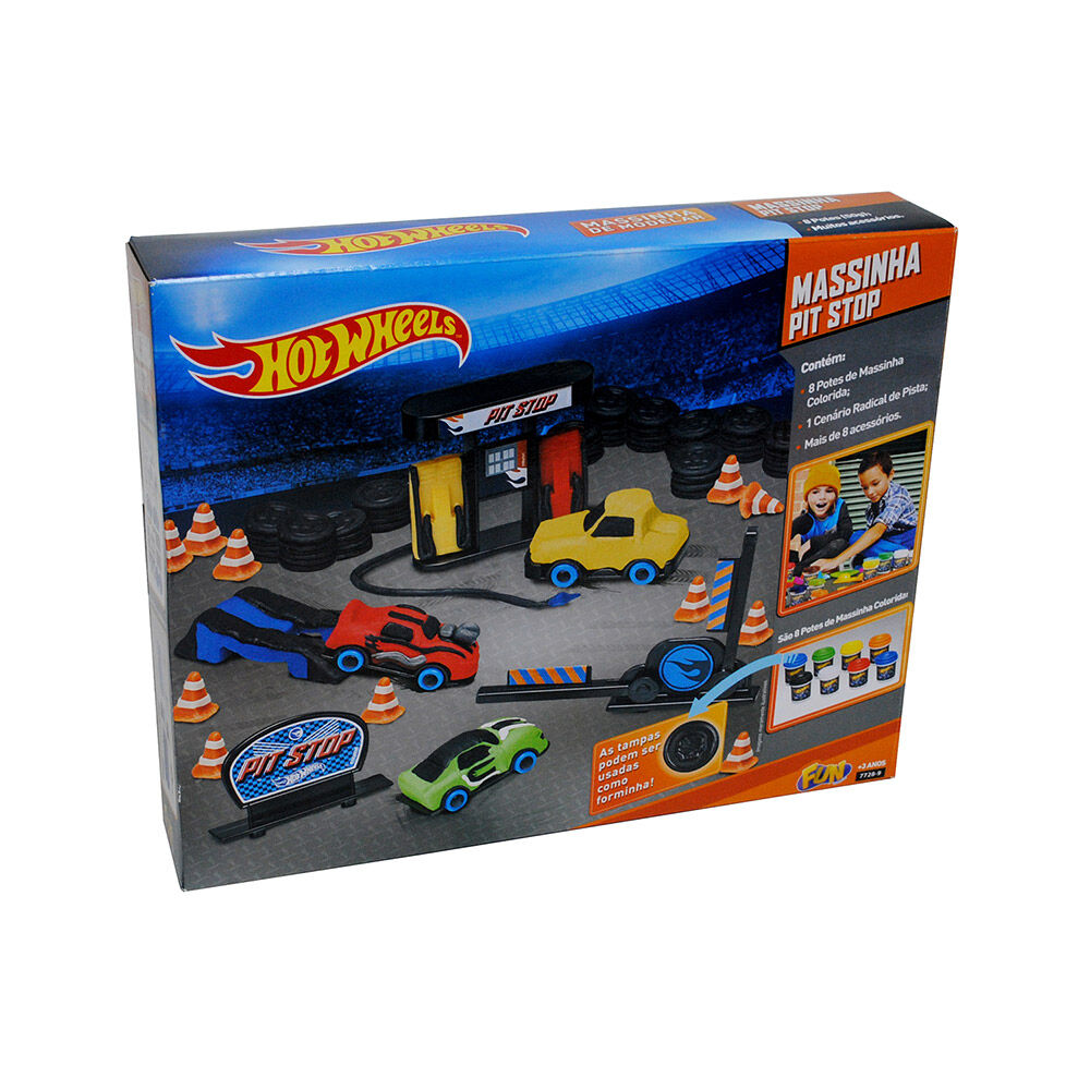 Set Masas Pit Stop Hot Wheels image number 1.0
