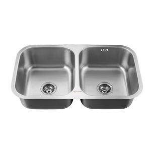 Lavaplatos Doble Bajo Cubierta 820 X 460 Splendid Acero Inox