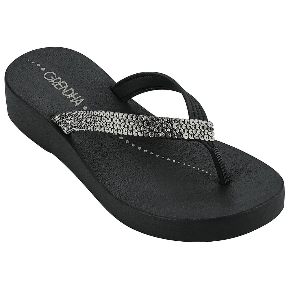 Sandalia Mujer Negro Comfort Grendha image number 0.0