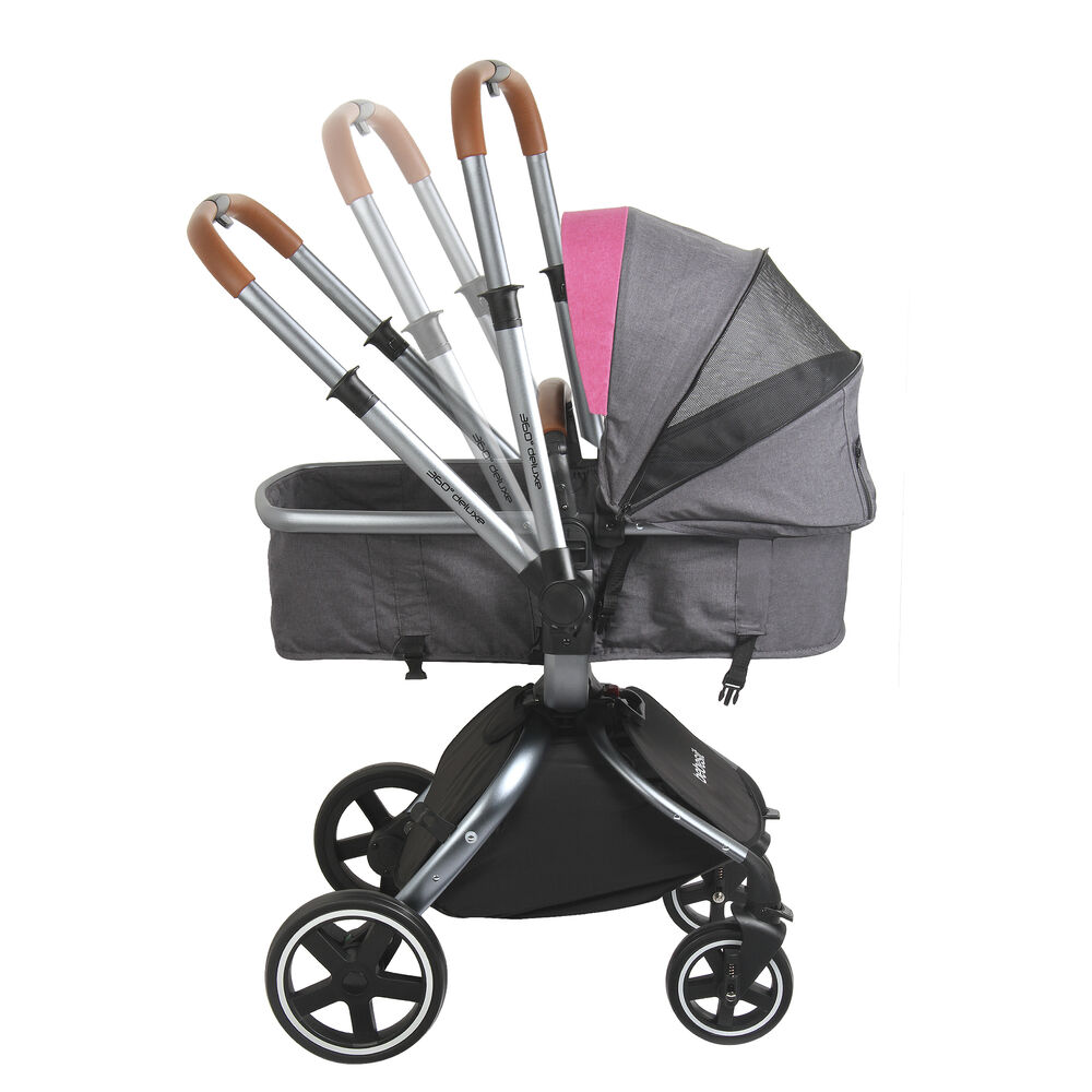 Coche Travel System Deluxe 360 Rosado image number 2.0