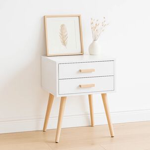 Pack De 2 Veladores Eames Doble Blanco