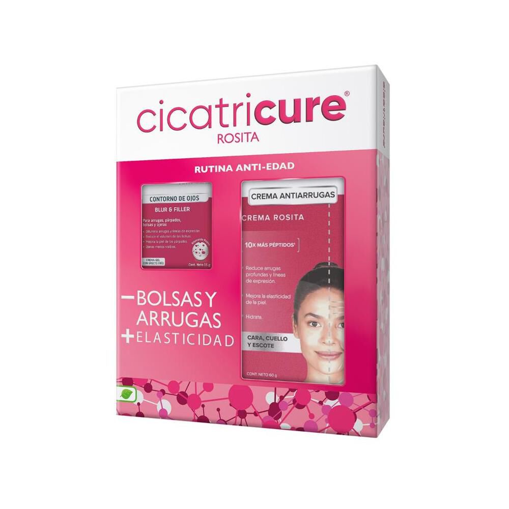 Pack Cicatricure Contorno Blur & Filler 15 Gr + Crema Rosita Antiarrugas 60 G image number 2.0