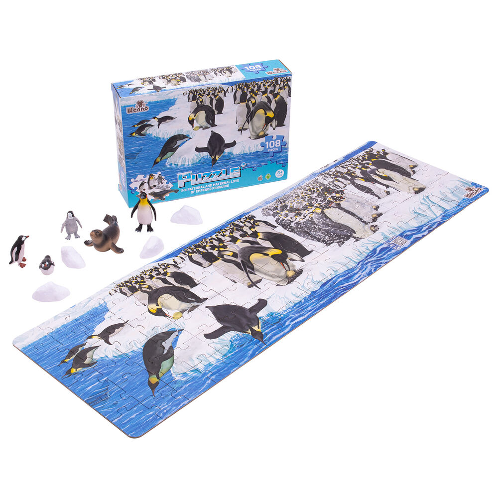 Puzzle Ping&uuml;ino 108 Piezas + Figuras image number 1.0