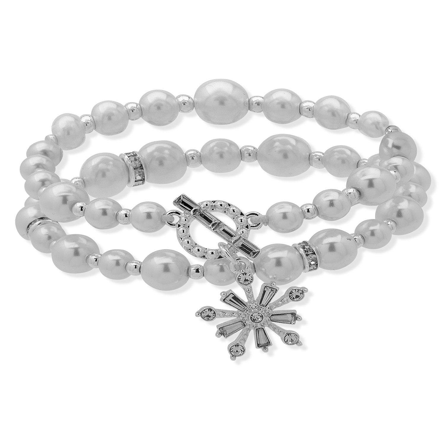 Pulsera Anne Klein Plateado Mujer 01b00535 image number 0.0