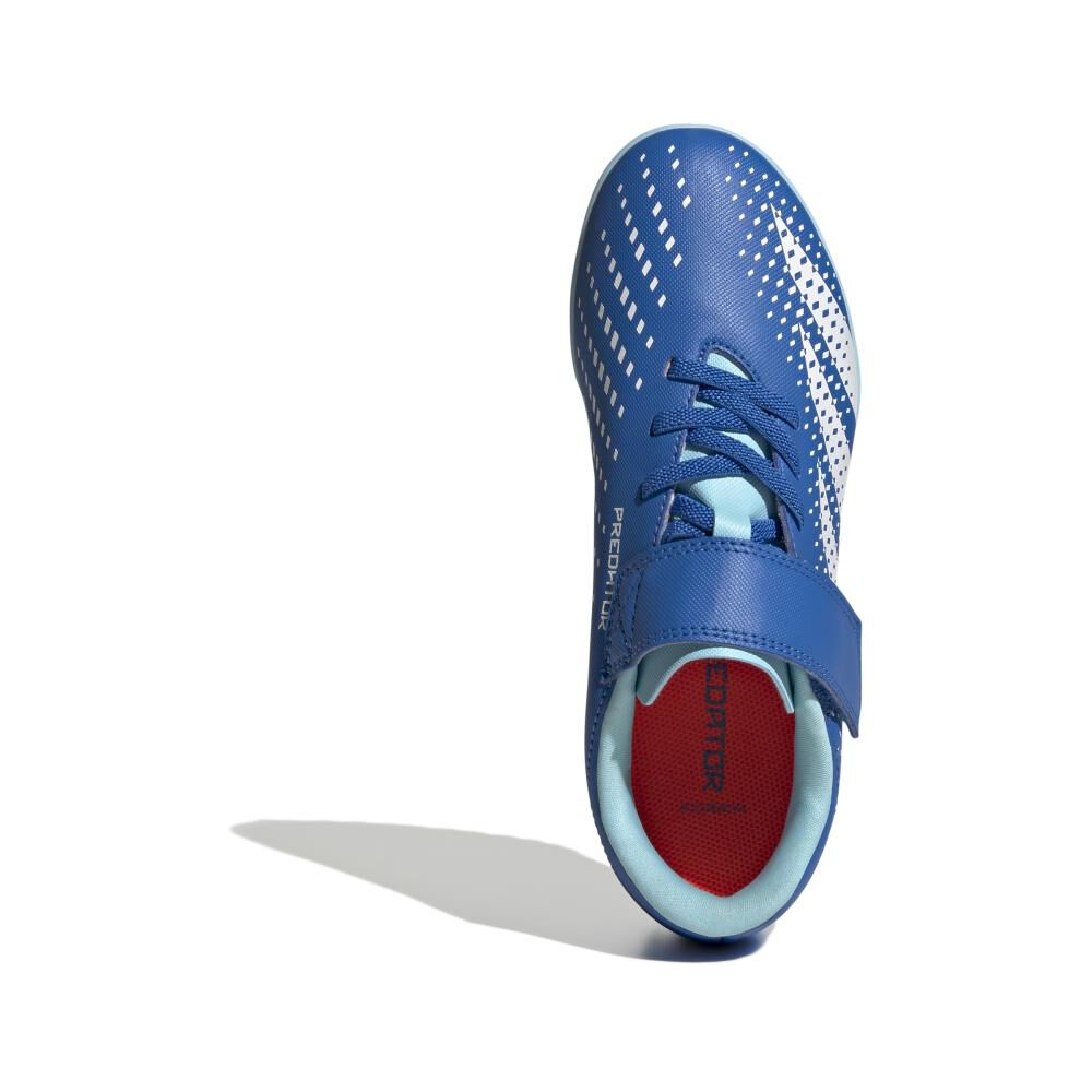 Zapatilla Fútbol Niño Adidas Predator Accuracy.4 H&l Tf J Azul image number 3.0