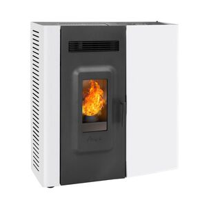 Estufa Pellet Amesti Slim 9000 Blanco