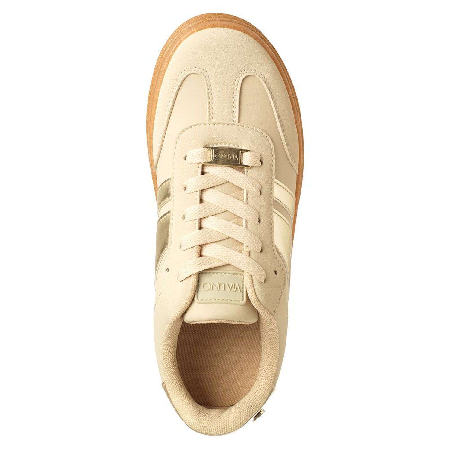 Zapatilla Urbana Mujer Via Uno Oro image number 2.0