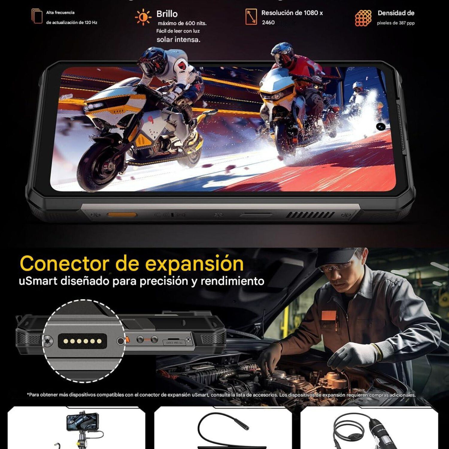 Ulefone Armor 34 Pro Proyector Dlp 25500mah 5g Luz 1100lm image number 6.0