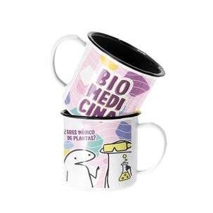 Taza Enlozada Lechera Biomedicina Regalo Profesion