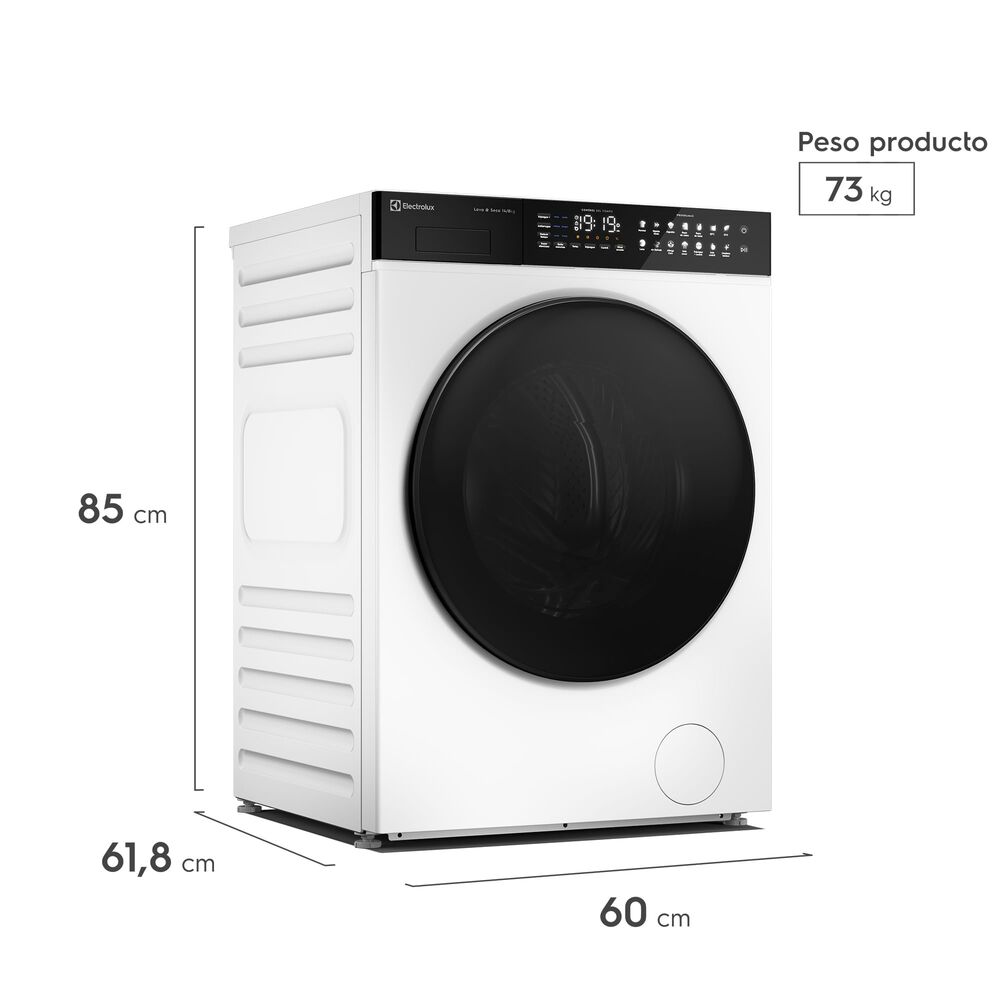 Lavadora Secadora 14/8 Kg Carga Frontal Inverter Eflwd12w image number 2.0