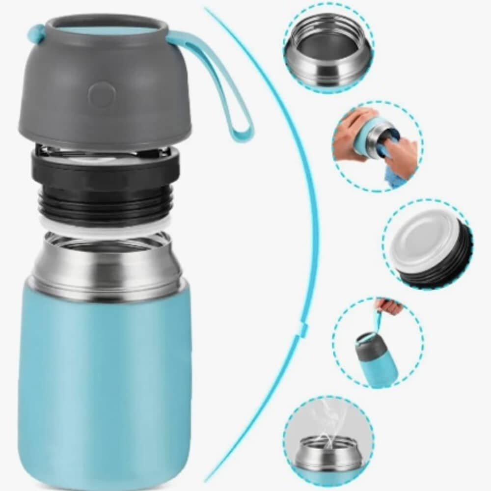 Termo De Comida Acero Inoxidable De 650ml + Cuchara image number 1.0