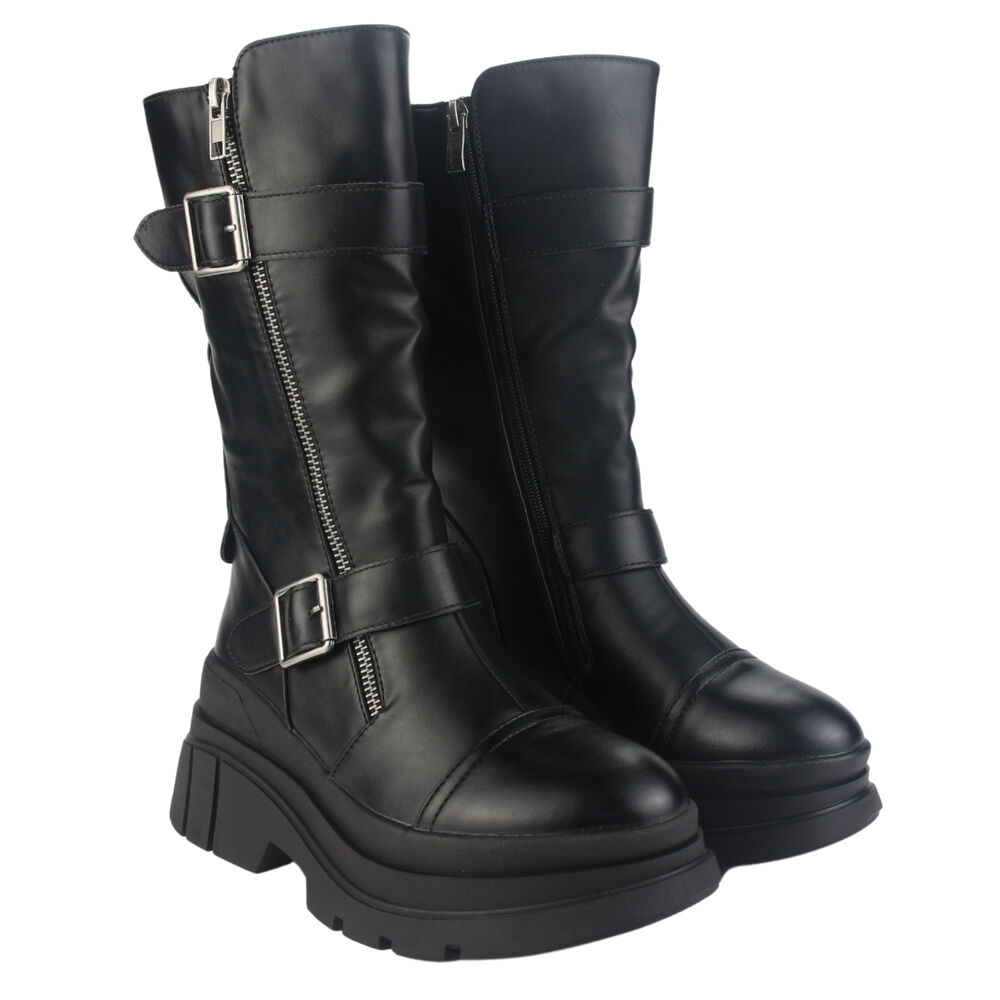 Bota Chalada Mujer Natirus-2 Negro Casual image number 4.0