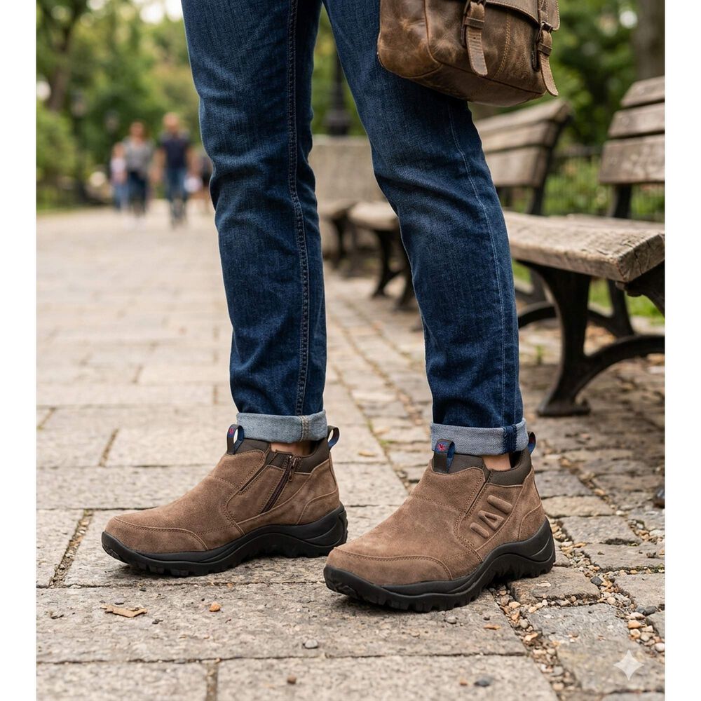 Botin De Cuero Cota Cafe London Adixt image number 5.0