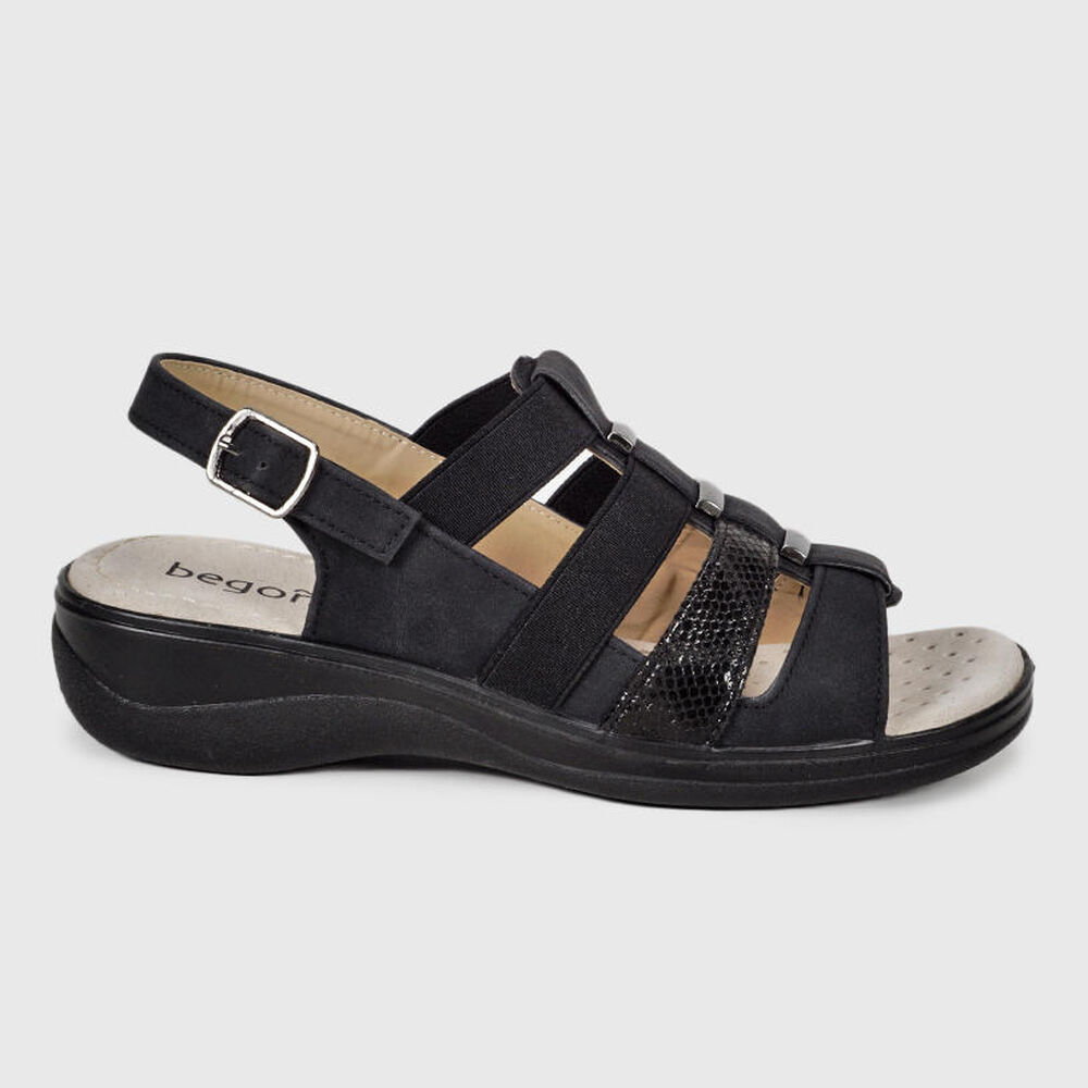 Sandalia Kivu Negro image number 1.0