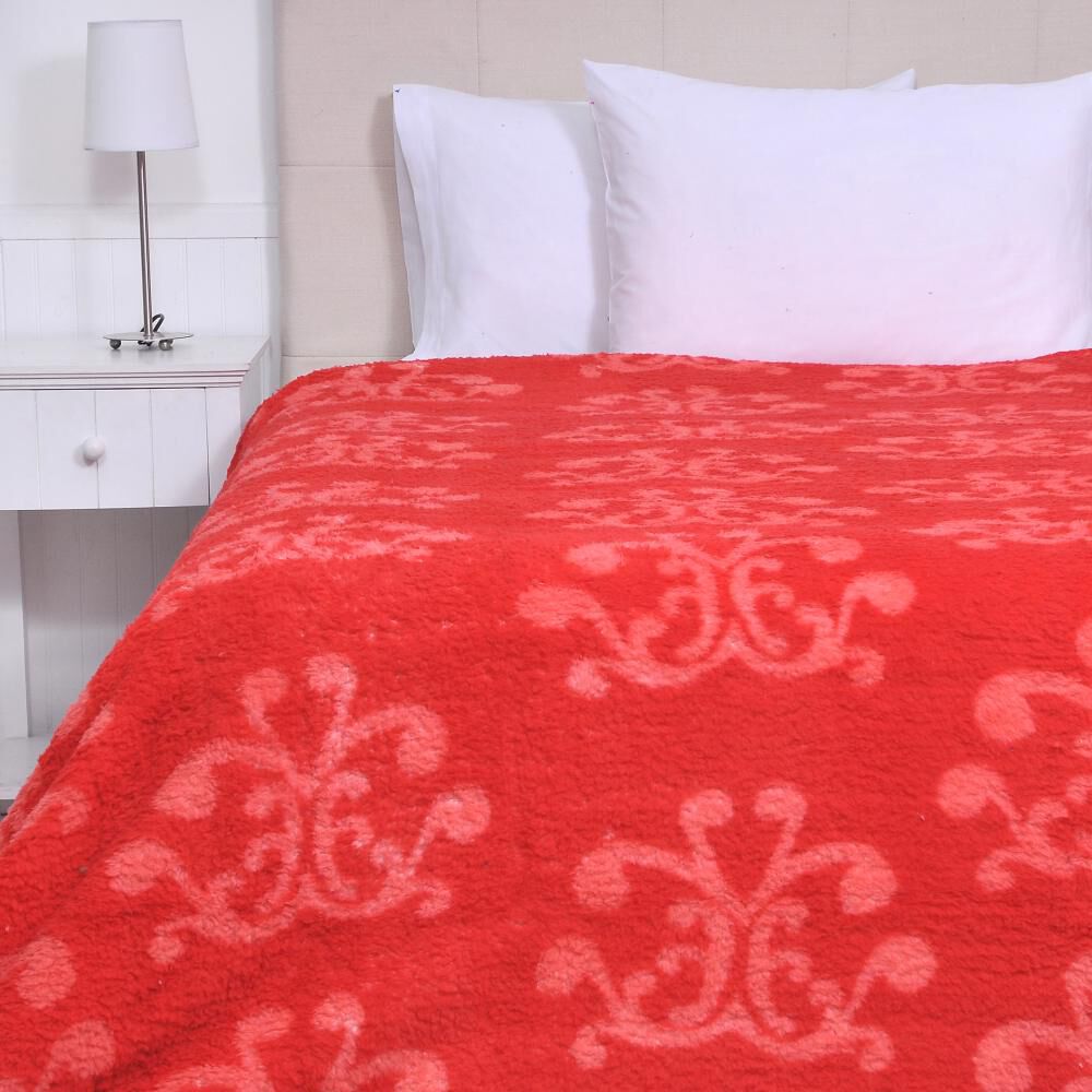 Frazada Sherpa Mashini Estampados / 2 Plazas image number 0.0