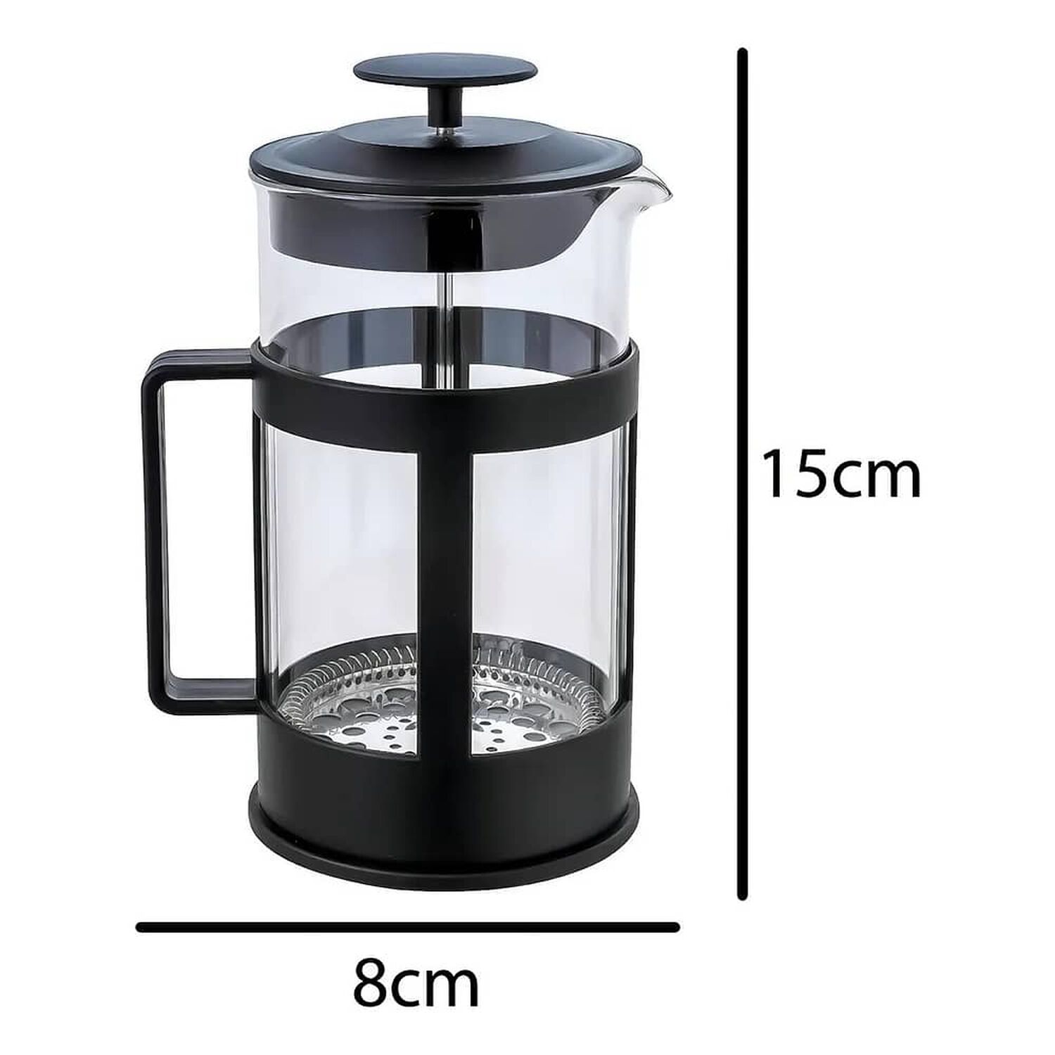 Prensa Francesa Cafetera Manual 600 Ml Glass image number 1.0