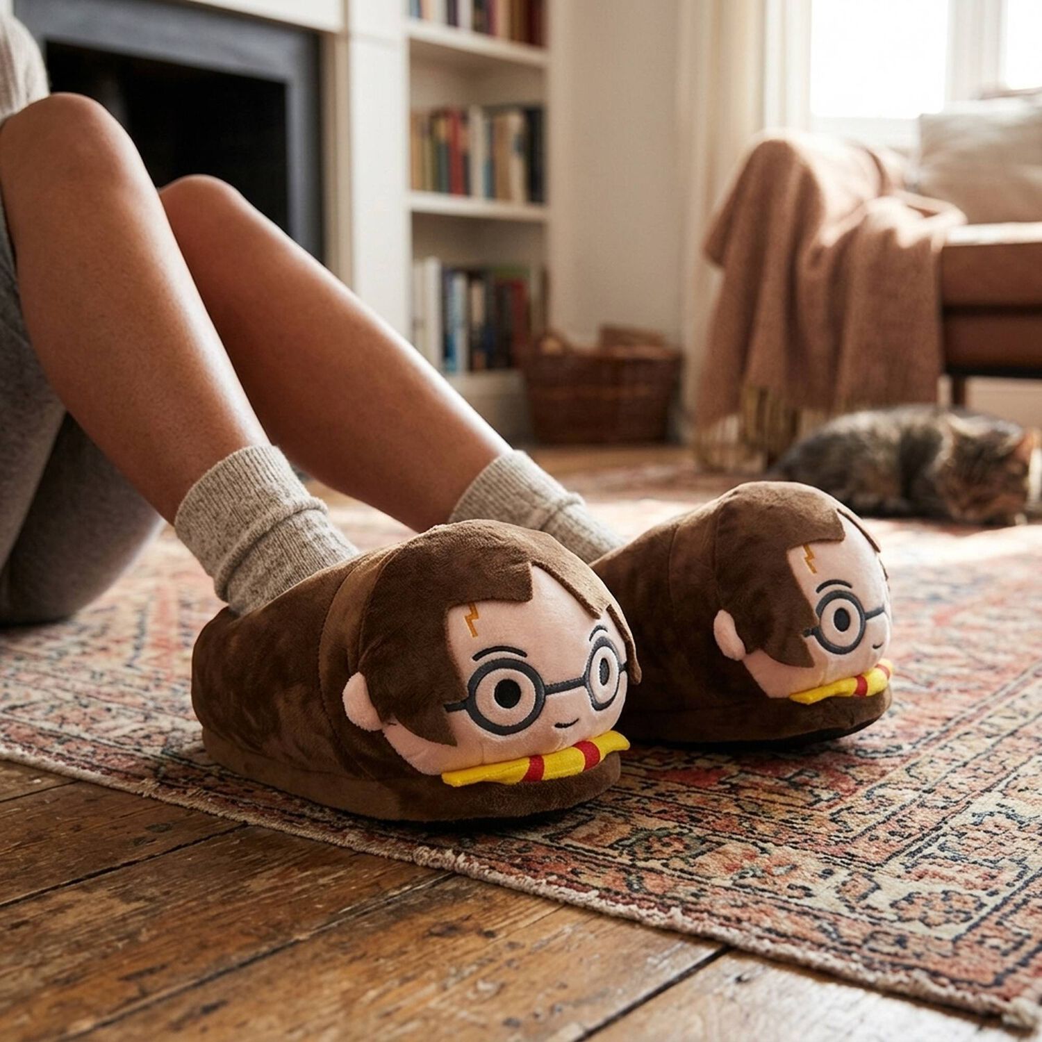 Pantuflas 3d Harry Potter Zapatilla Levantar image number 3.0
