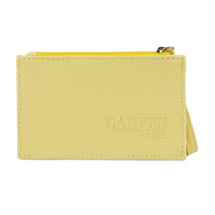 Tarjetero Billetera Mujer Con Monedero Suny Amarillo Carven Paris