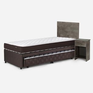 Div&aacute;n Rosen Ergo T / 1.5 Plazas + Set De Maderas Tabor Grafito