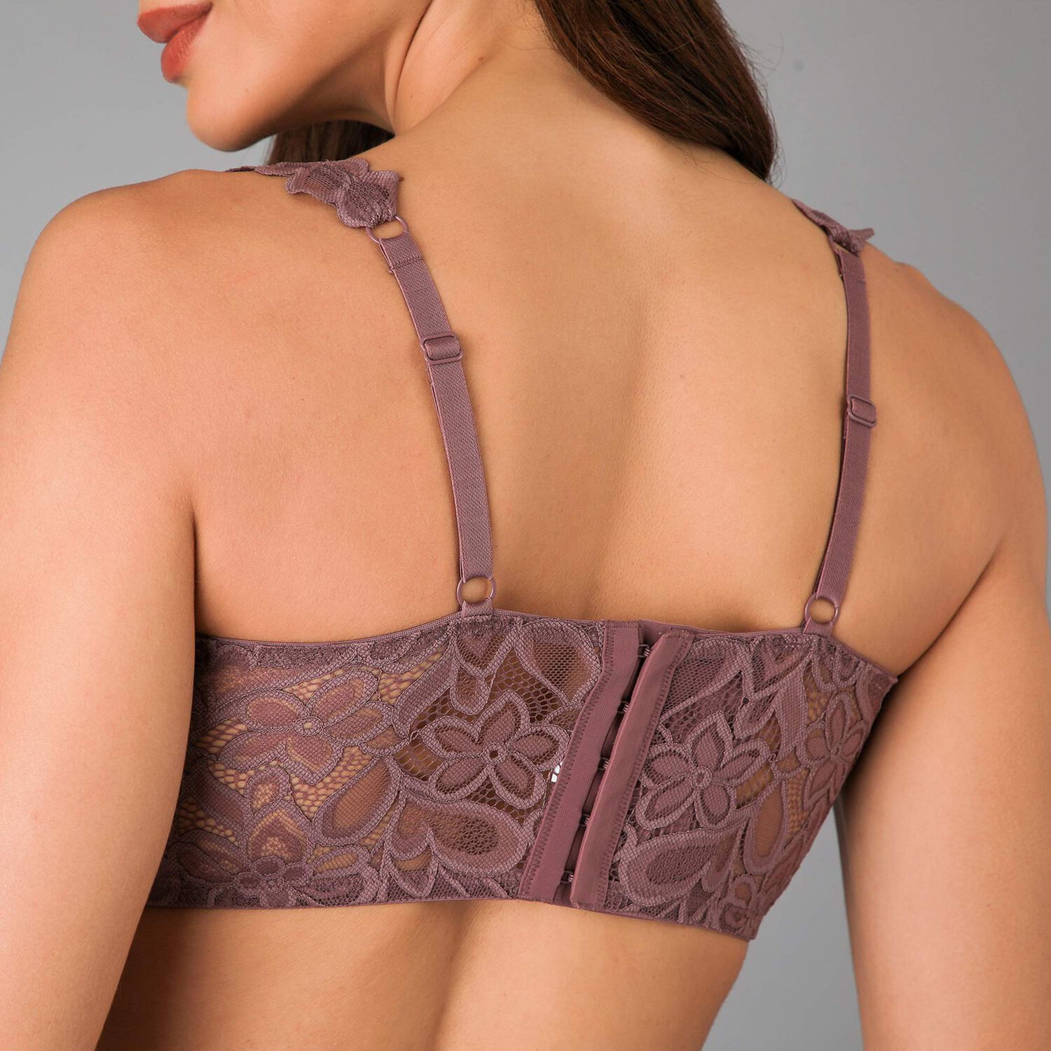 Sosten Bralette Encaje Flor Flores Mujer 13500-272 image number 2.0