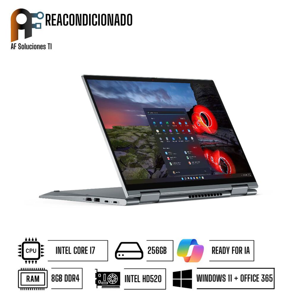 Notebook Lenovo X1 Yoga I7 - 8gb - 256gb - Touch Win11-office365 Reacondicionado image number 1.0