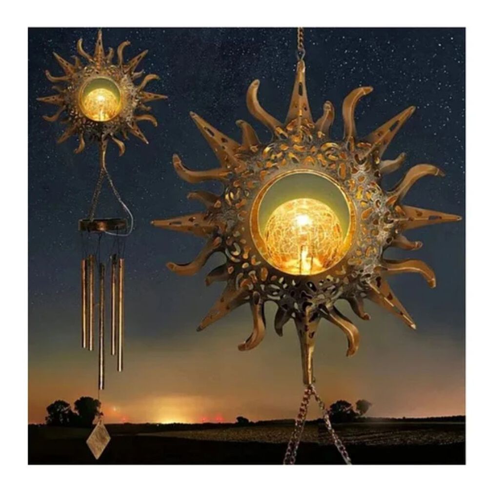 Campanas De Viento Solar Diseño Sol image number 3.0