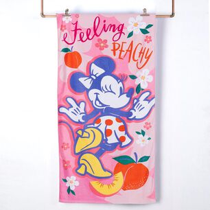 Toalla Playa 70x140 Minnie Peachy