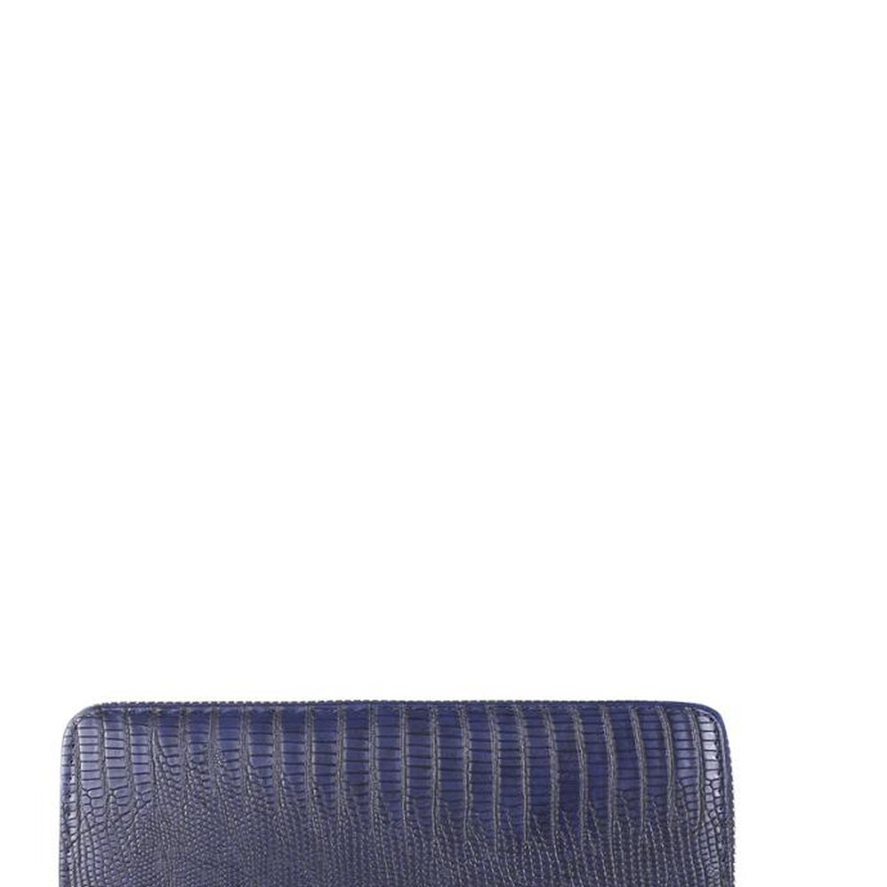 Billetera De Mujer Fresia Azul Carven image number 3.0
