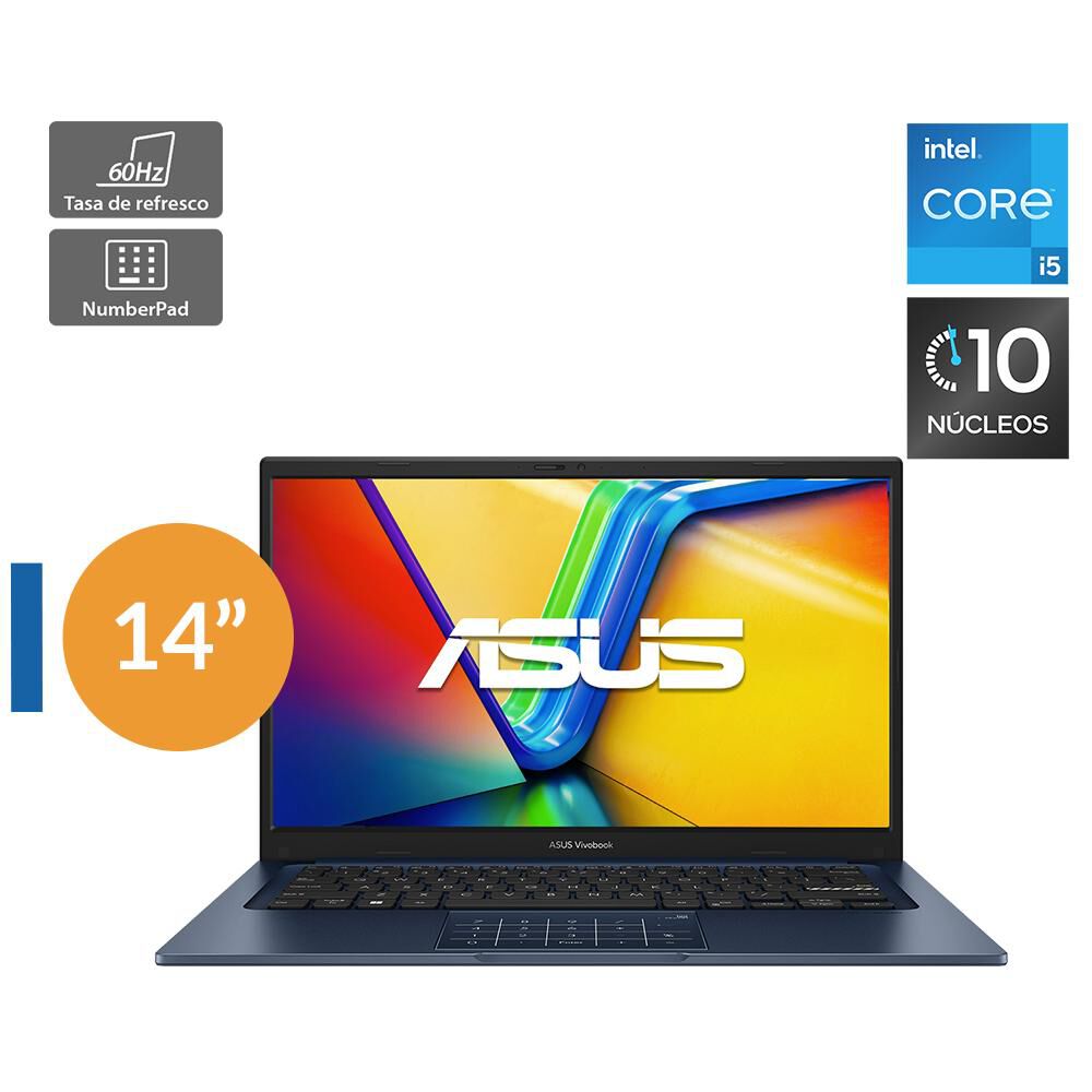 Notebook 14" Asus Vivobook 14 / Intel Core I5 / 8 Gb / Intel / 512 Gb Ssd image number 0.0