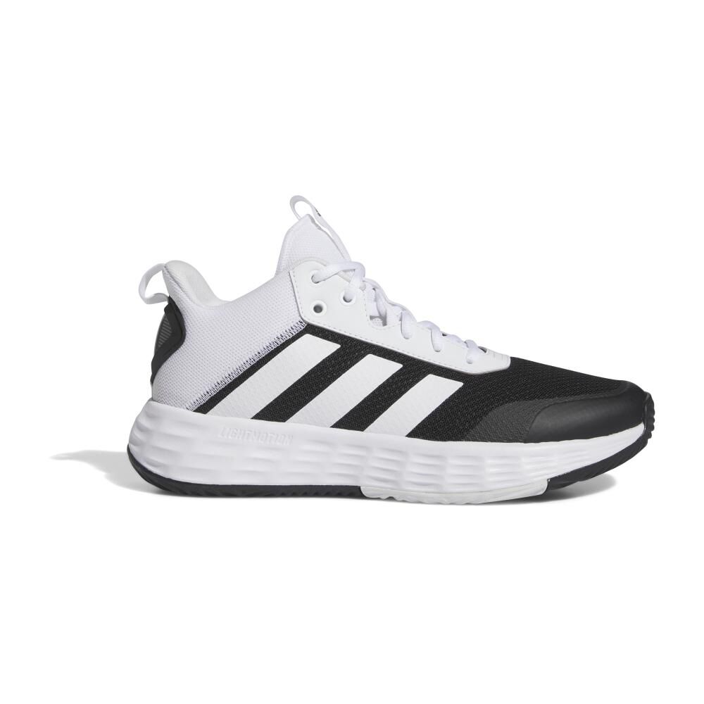 Zapatilla Basketball Hombre Adidas Ownthegame Blanco image number 1.0