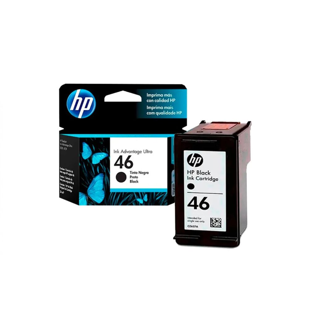 Cartucho Hp 46 Negro Original 2529/4729/5738/5739 image number 1.0