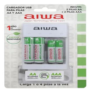 Cargador Aiwa 220v Para 4 Pilas Bc-0905a.