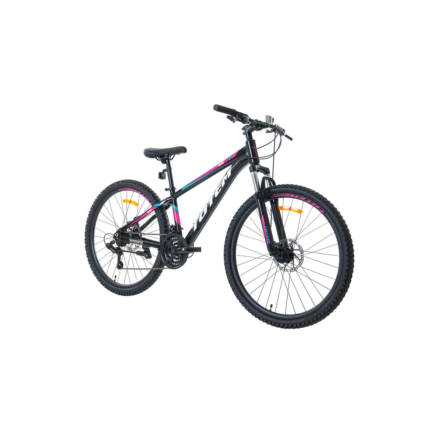 Bicicleta Totem Mtb Aro 26 Modelo Y650 Negro Rosa image number 4.0