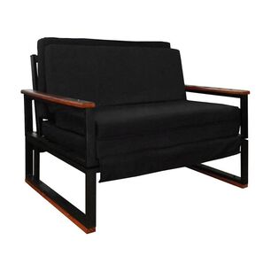 Futon Folk 1 Plaza " Negro "