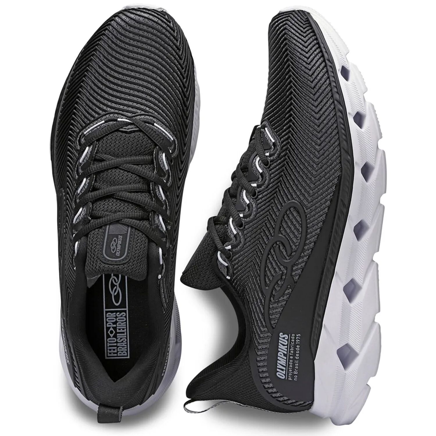 Zapatilla Hombre Perfect 3 Negro/blanco Olympikus image number 2.0