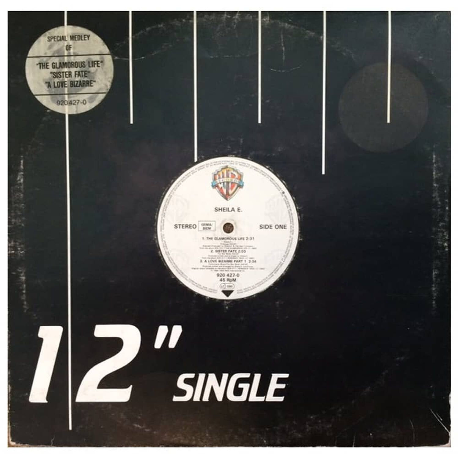 Sheila E. - A Love Bizarre (parts 1 & 2) | 12" Maxi Single Usado image number 0.0