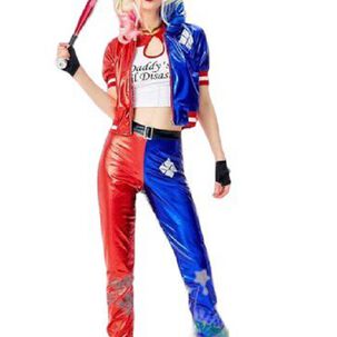 Disfraz De Harley Para Niña, Quinn, Pantalon Largo Cd22187