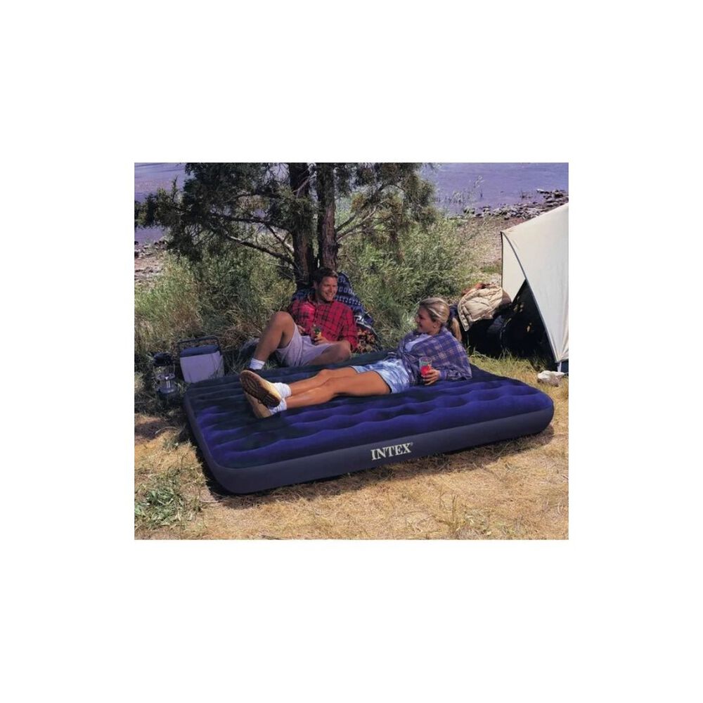 Colchon Inflable Para Camping Intex De 152 X 203 X 25 Cm image number 1.0