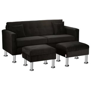 Sof&aacute; Bodevir New Retro / 3 Cuerpos + 2 Pouf