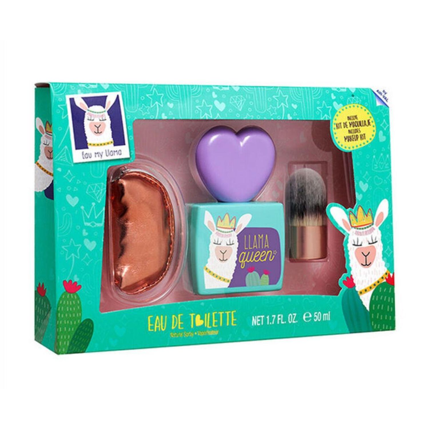 Estuche Eau My Llama Queen Edt 50ml+kit De Maquillaje Mujer image number 0.0
